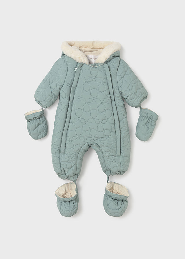 2615 Mayoral Quilted Snowsuit