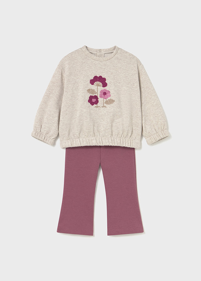 2740 Mayoral Flower Trouser Set