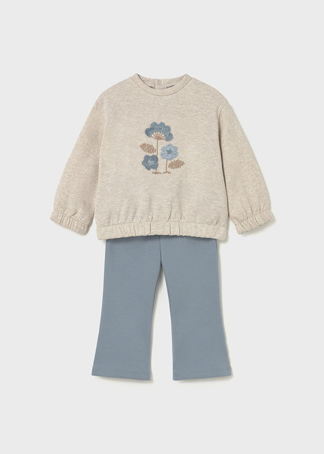 2740 Mayoral Flower Trouser Set