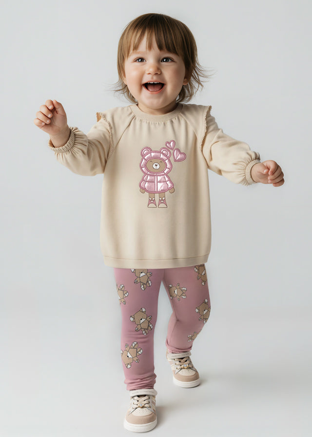 2741 Mayoral Teddy Printed Legging Set