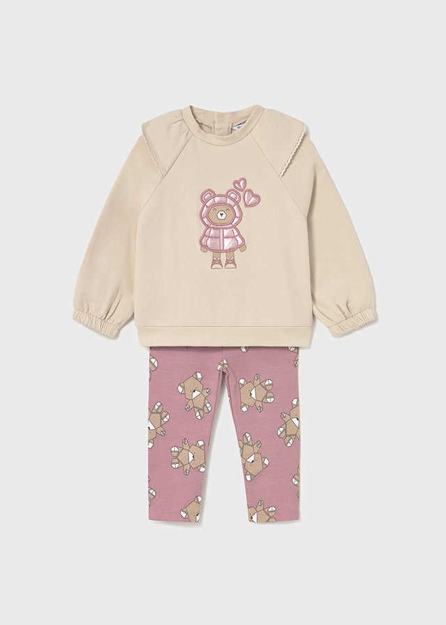 2741 Mayoral Teddy Printed Legging Set