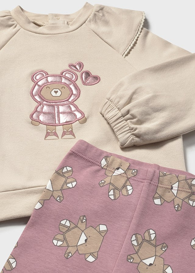 2741 Mayoral Teddy Printed Legging Set