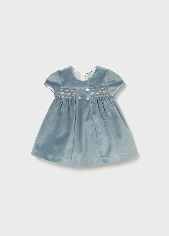 2816 Mayoral Velour Occasion Dress
