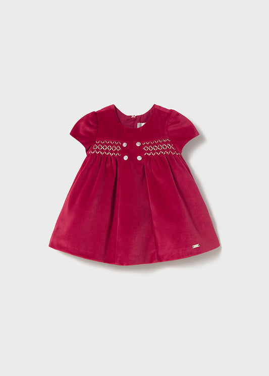 2816 Mayoral Velour Occasion Dress