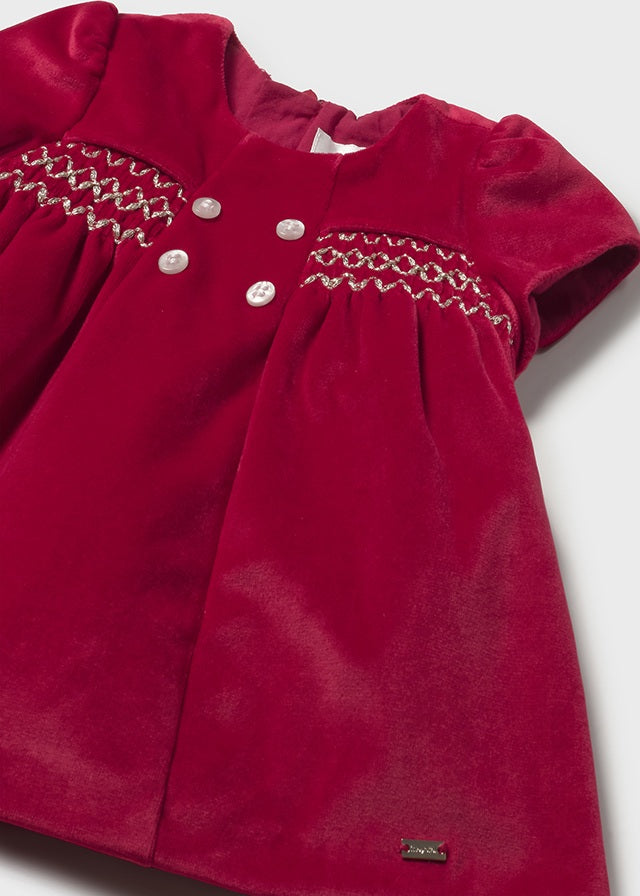 2816 Mayoral Velour Occasion Dress