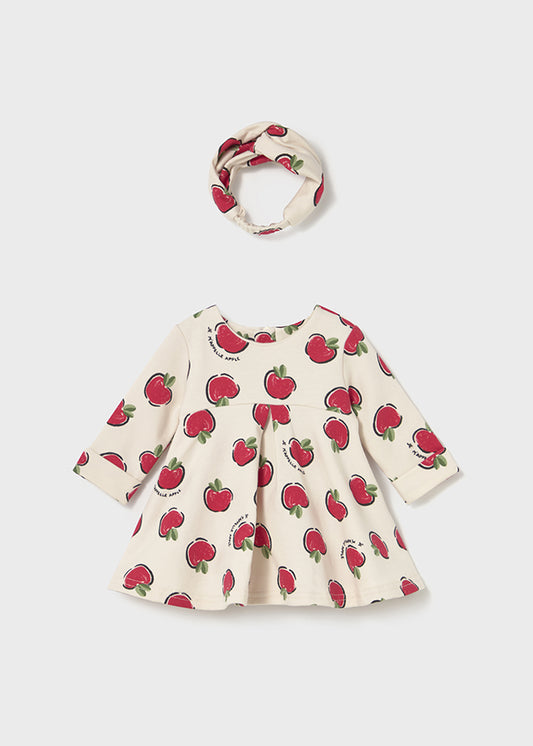 2827 Mayoral Apple Print Dress