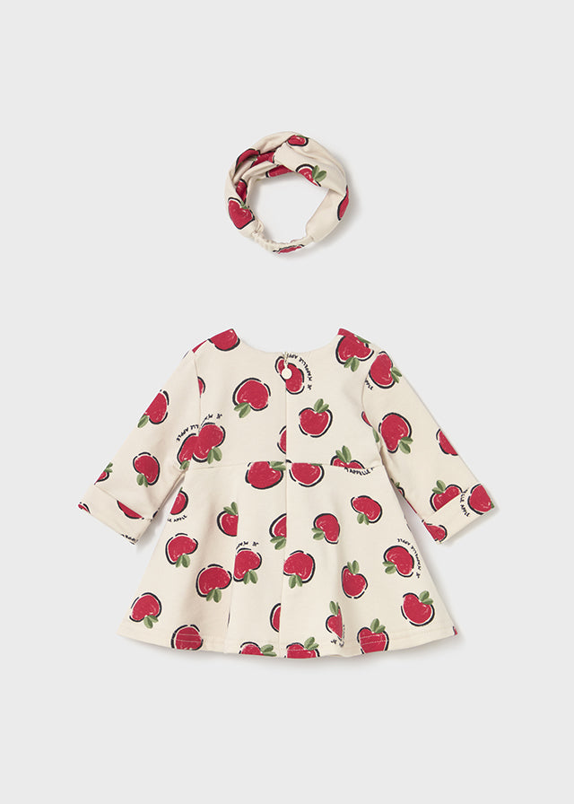 2827 Mayoral Apple Print Dress
