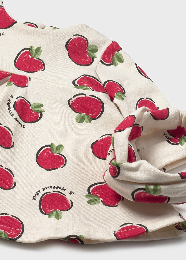 2827 Mayoral Apple Print Dress