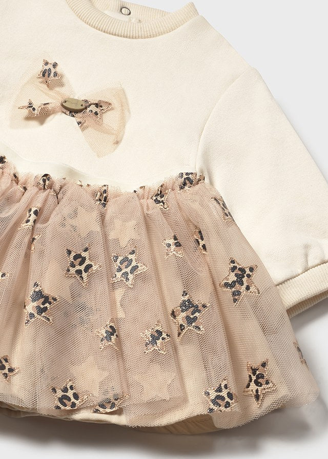 2834 Mayoral Bow Tutu Skirt Set