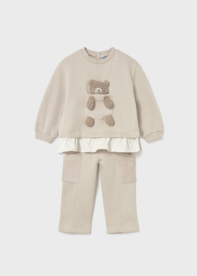2843 Mayoral 2 Piece Teddy Bear Tracksuit
