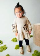 2917 Mayoral Flower Sweatshirt Dress
