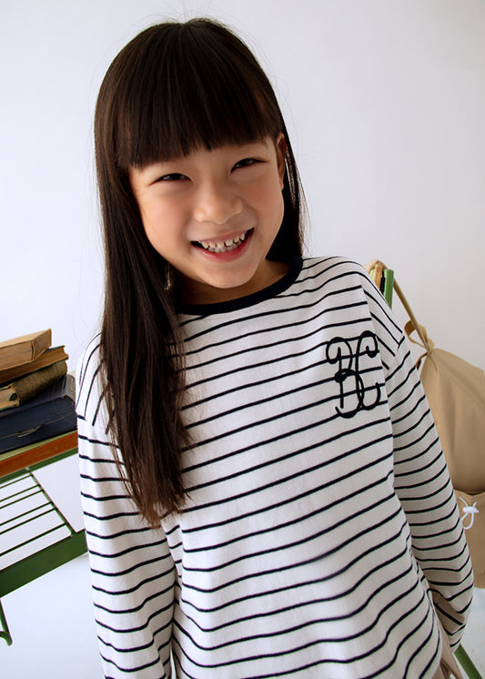 4013 Mayoral Long Sleeved Striped T-Shirt