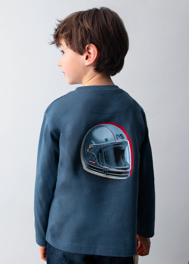 4084 Mayoral Long Sleeved Race Track T-Shirt