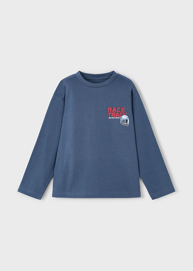 4084 Mayoral Long Sleeved Race Track T-Shirt