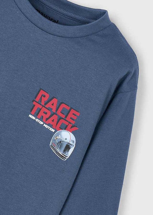 4084 Mayoral Long Sleeved Race Track T-Shirt