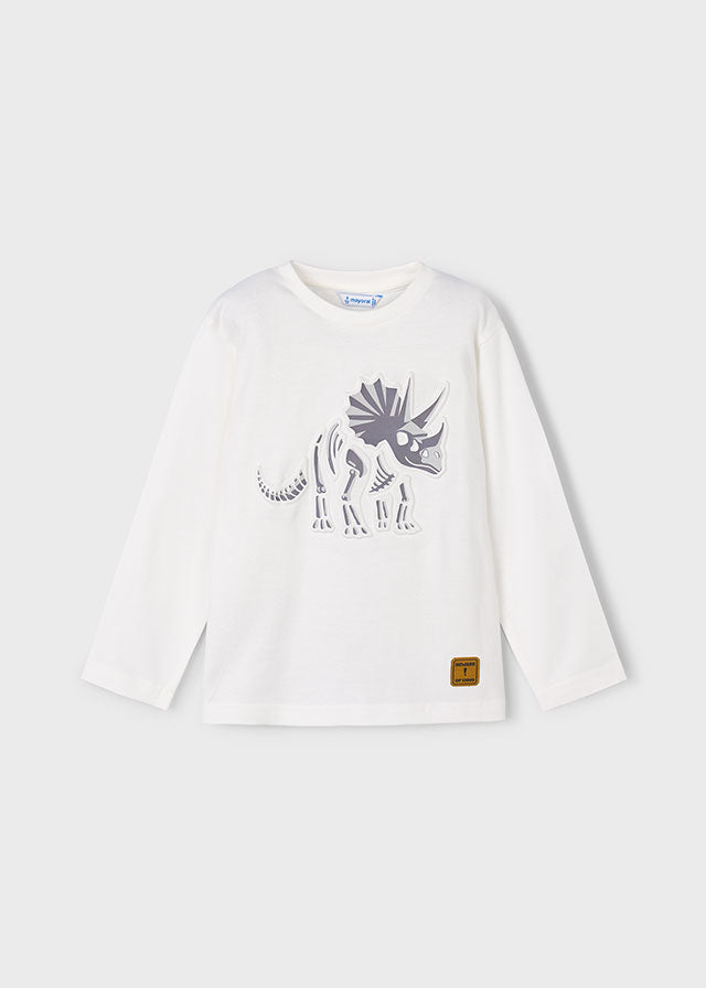 4089 Mayoral Dinosaur embossed T-Shirt