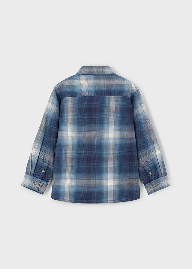 4127 Mayoral Long Sleeve Checked Shirt