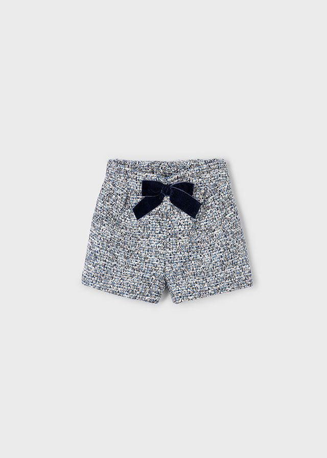 4224 Mayoral Tweed Dressy Shorts