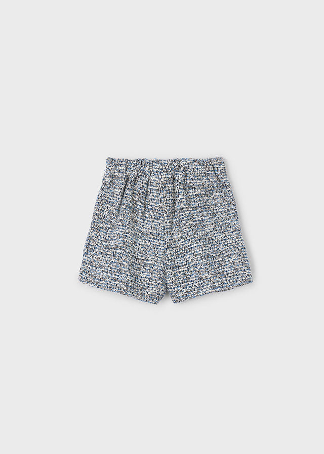 4224 Mayoral Tweed Dressy Shorts