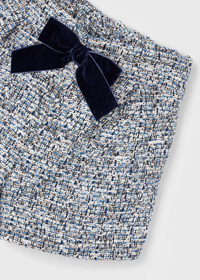4224 Mayoral Tweed Dressy Shorts
