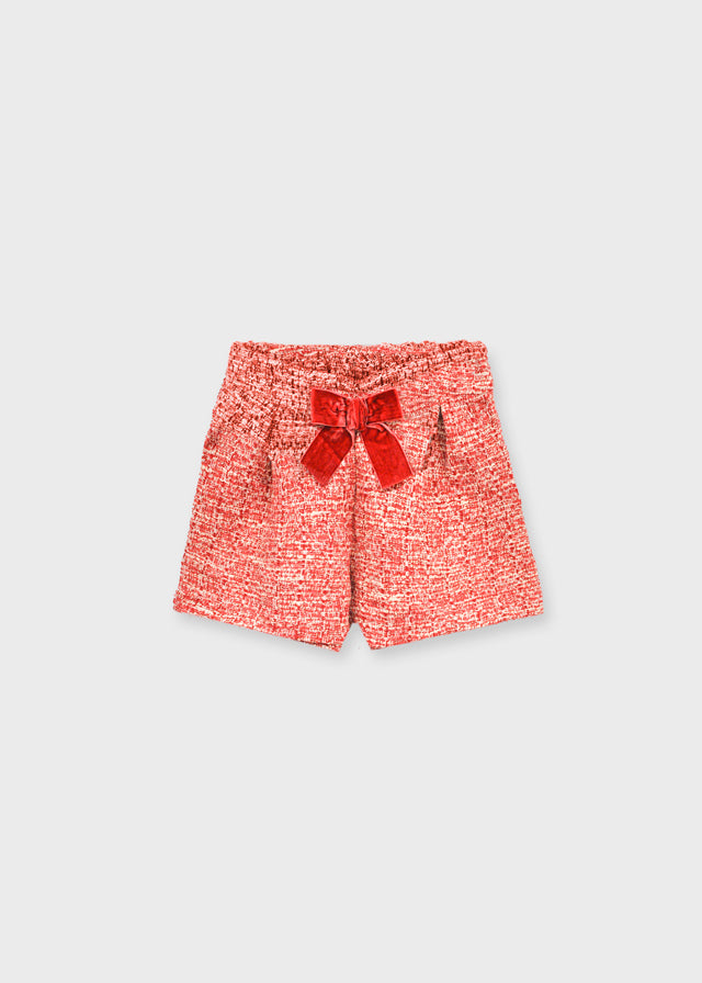 4224 Mayoral Tweed Dressy Shorts