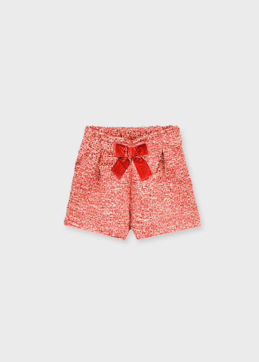 4224 Mayoral Tweed Dressy Shorts