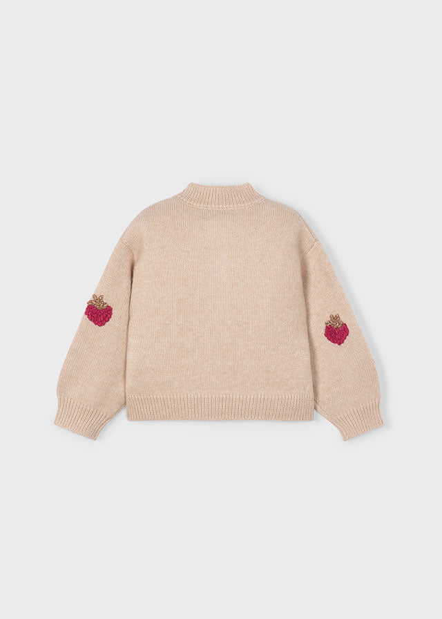 4309 Mayoral Knitted Strawberry Cardigan