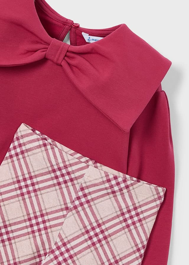 4723 Mayoral Checked Leggings Set