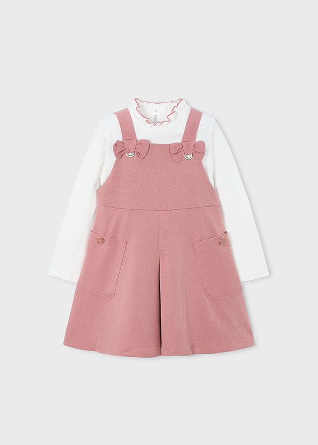 4914 Mayoral 2 Piece Pinafore Playsuit