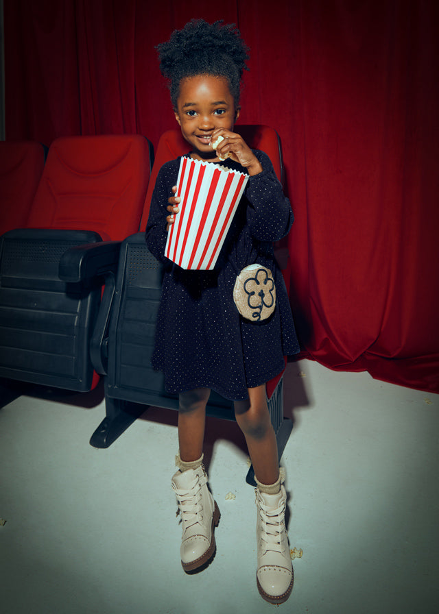 4926 Mayoral Soft Jersey Dress with Bag