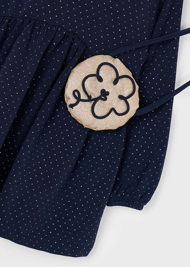 4926 Mayoral Soft Jersey Dress with Bag