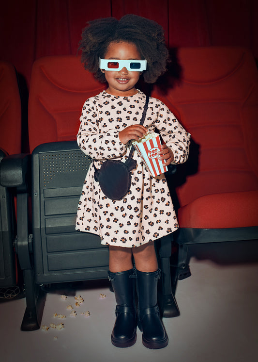 4926 Mayoral Soft Jersey Dress with Bag