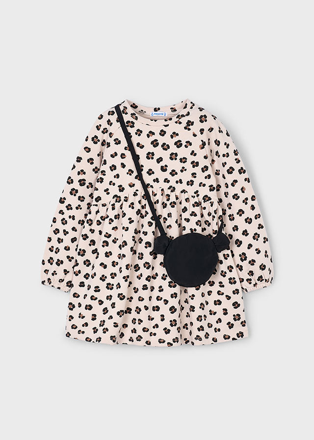 4926 Mayoral Soft Jersey Dress with Bag