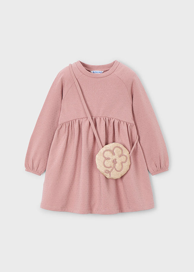 4926 Mayoral Soft Jersey Dress with Bag