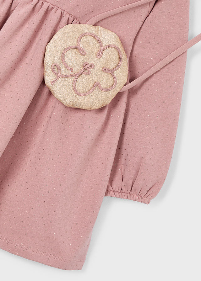 4926 Mayoral Soft Jersey Dress with Bag