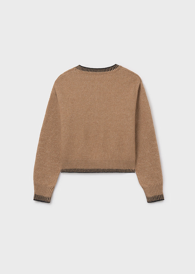 7316 Knitted Heart Cherries Jumper