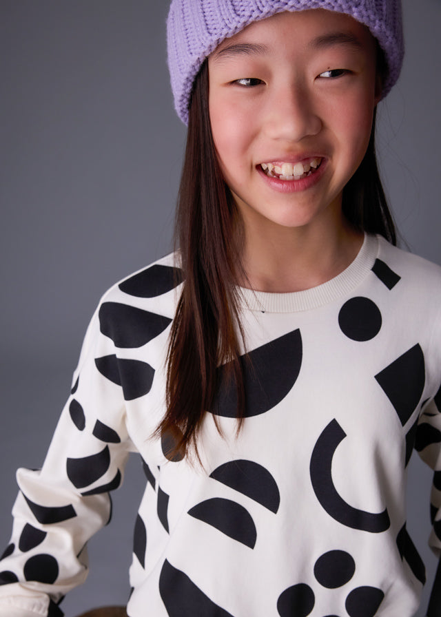 7426 Mayoral Abstract Print Sweatshirt