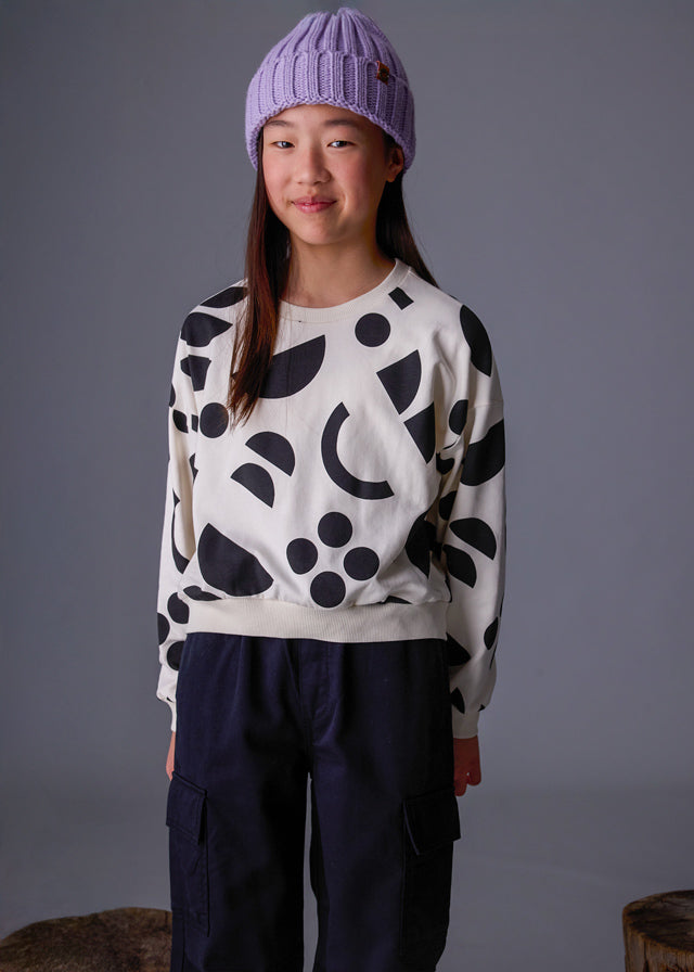 7426 Mayoral Abstract Print Sweatshirt