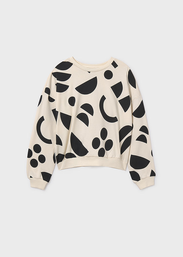 7426 Mayoral Abstract Print Sweatshirt