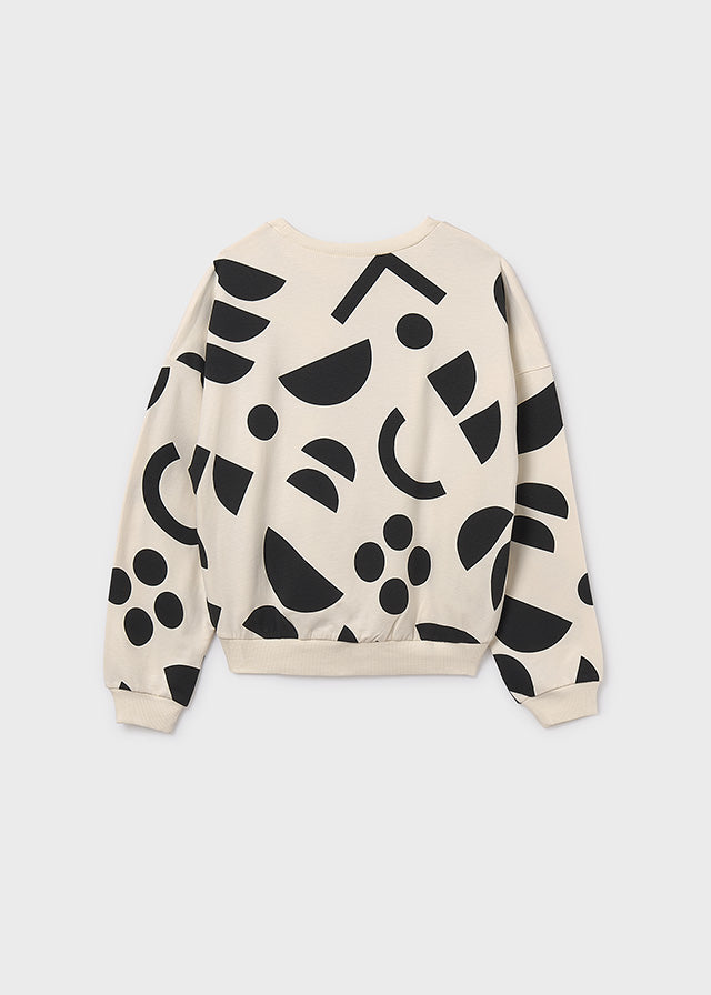 7426 Mayoral Abstract Print Sweatshirt