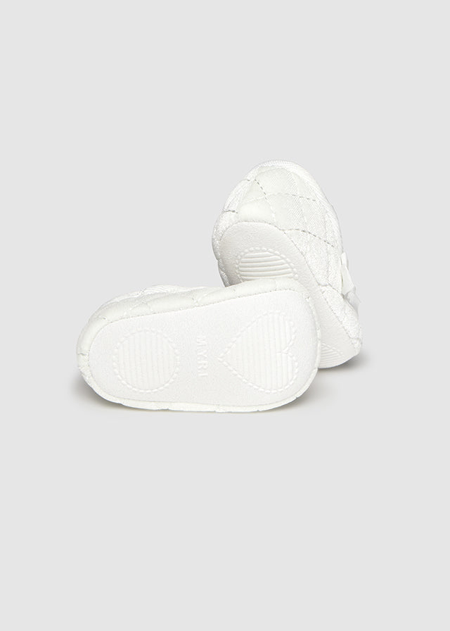 9964 Mayoral Velour look Quilted Shoes