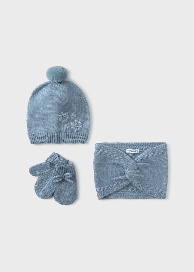 10019 Mayoral Knitted Hat Set