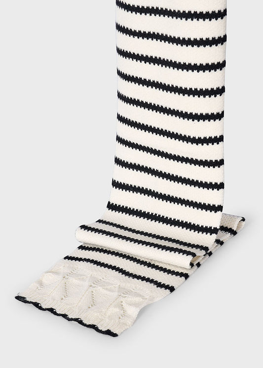 10070 Mayoral Striped Hat and Scarf Set