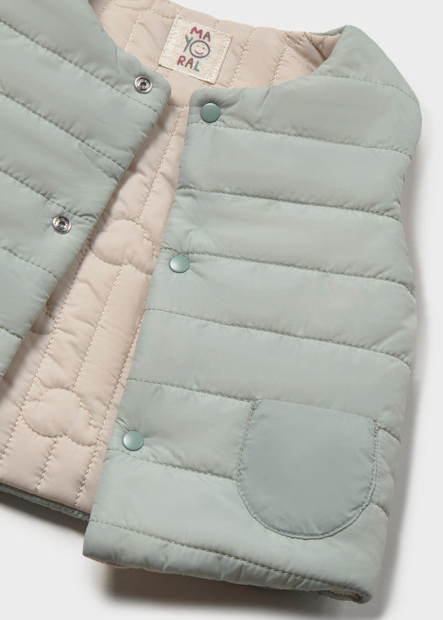 2368 Mayoral Quilted Reversible Gilet