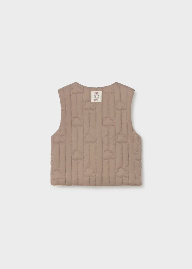 2368 Mayoral Quilted Reversible Gilet
