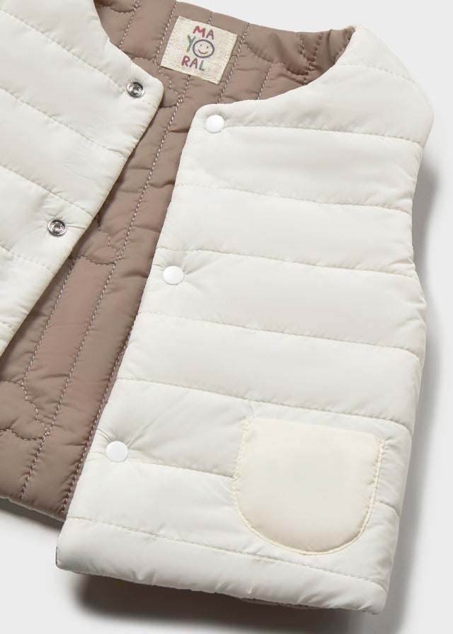 2368 Mayoral Quilted Reversible Gilet