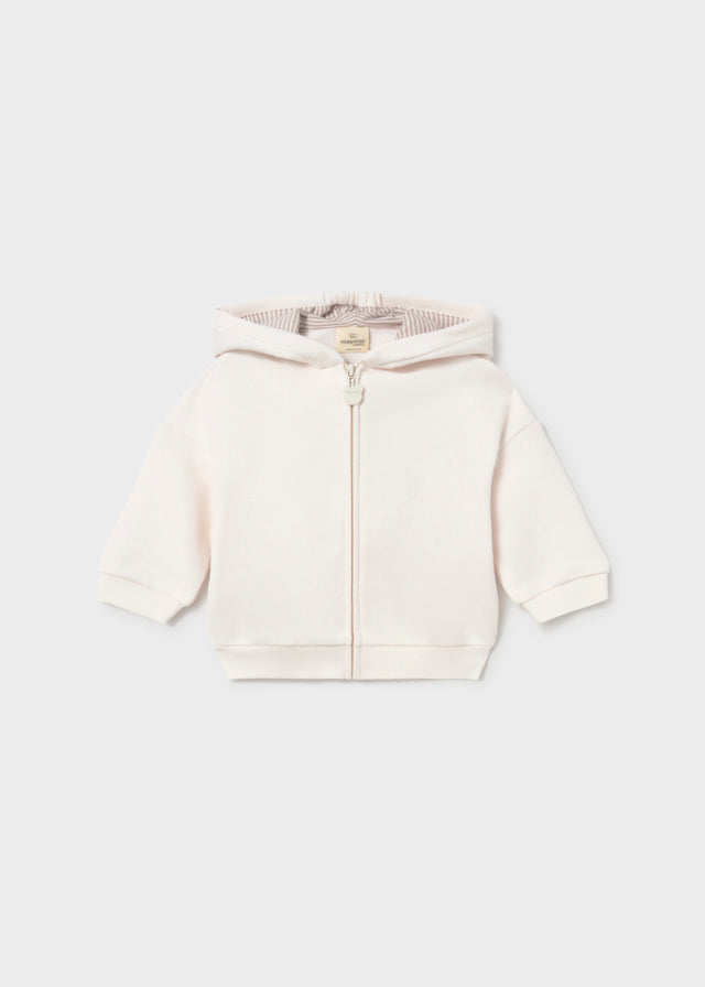 2402 Mayoral Hooded Zip Up with fun Ear Detailling