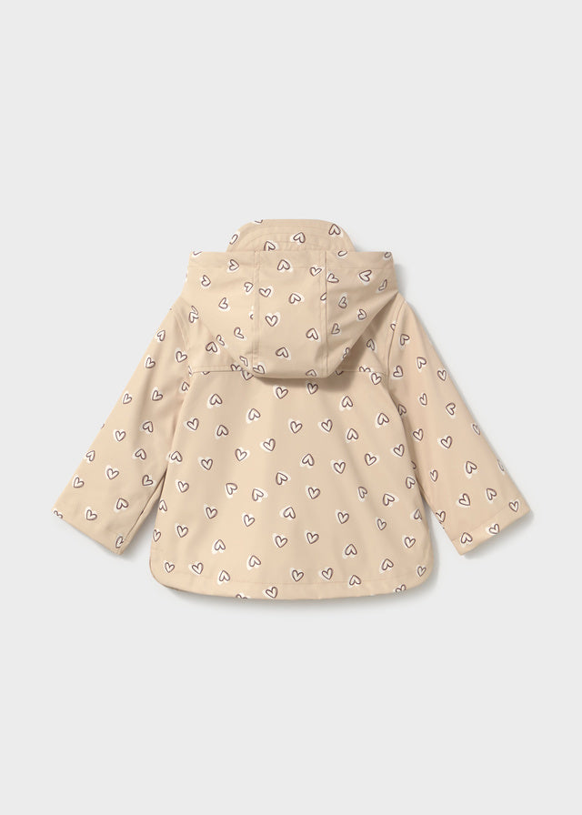 2442 Mayoral Girls Raincoat Beige & Pink | Designer Outerwear | Little VIPS