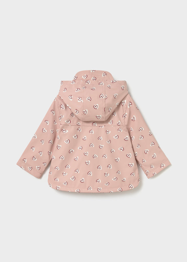 2442 Mayoral Girls Raincoat Beige & Pink | Designer Outerwear | Little VIPS