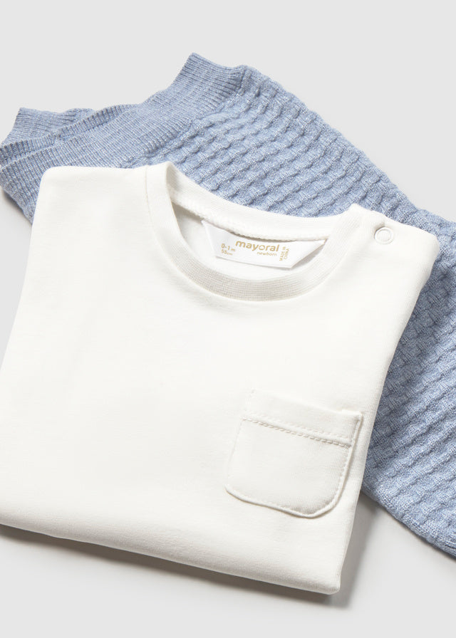 Mayoral Baby Boys Blue 3 Piece Set 2507